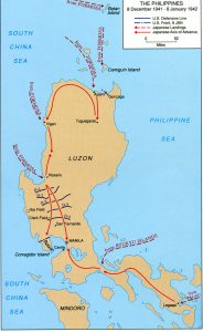 Invasion of the Philippines 1941 (Courtesy Wikipedia & the U.S. Army Center of Military History)